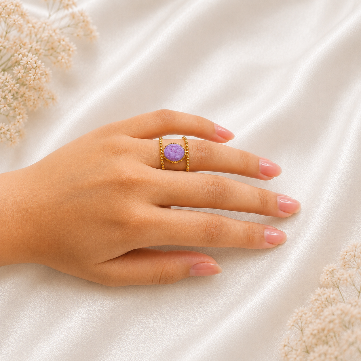 Fancy Adjustable Mina Ring (9047)
