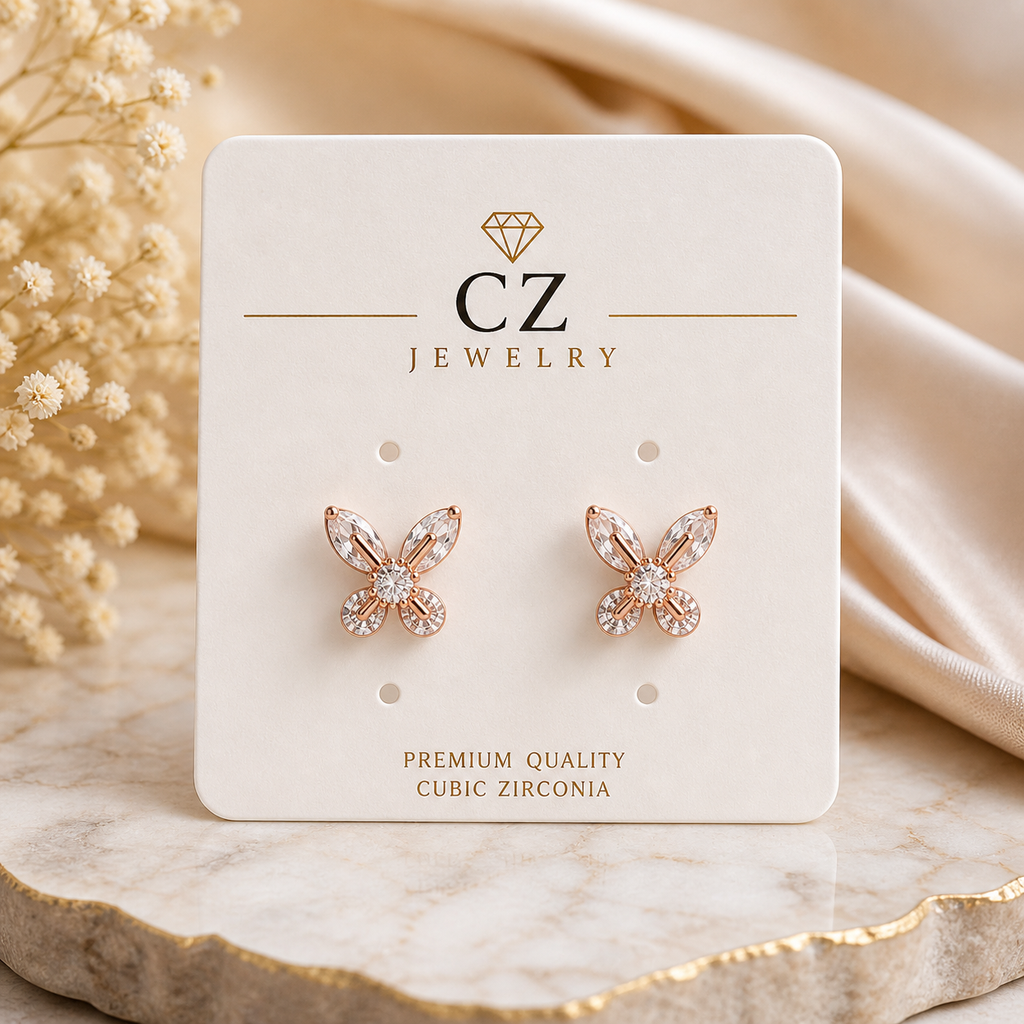 Anti Tarnish CZ Earring