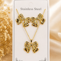 Anti Tarnish  Combo Set with 1 pair of Earring and Necklace