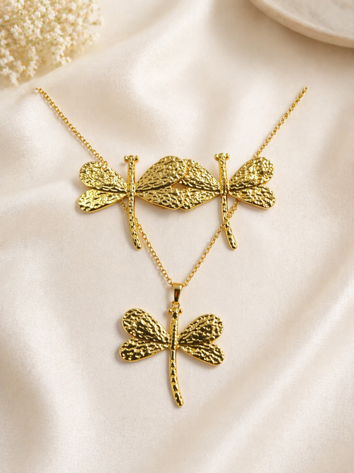 Anti Tarnish  Combo Set with 1 pair of Earring and Necklace