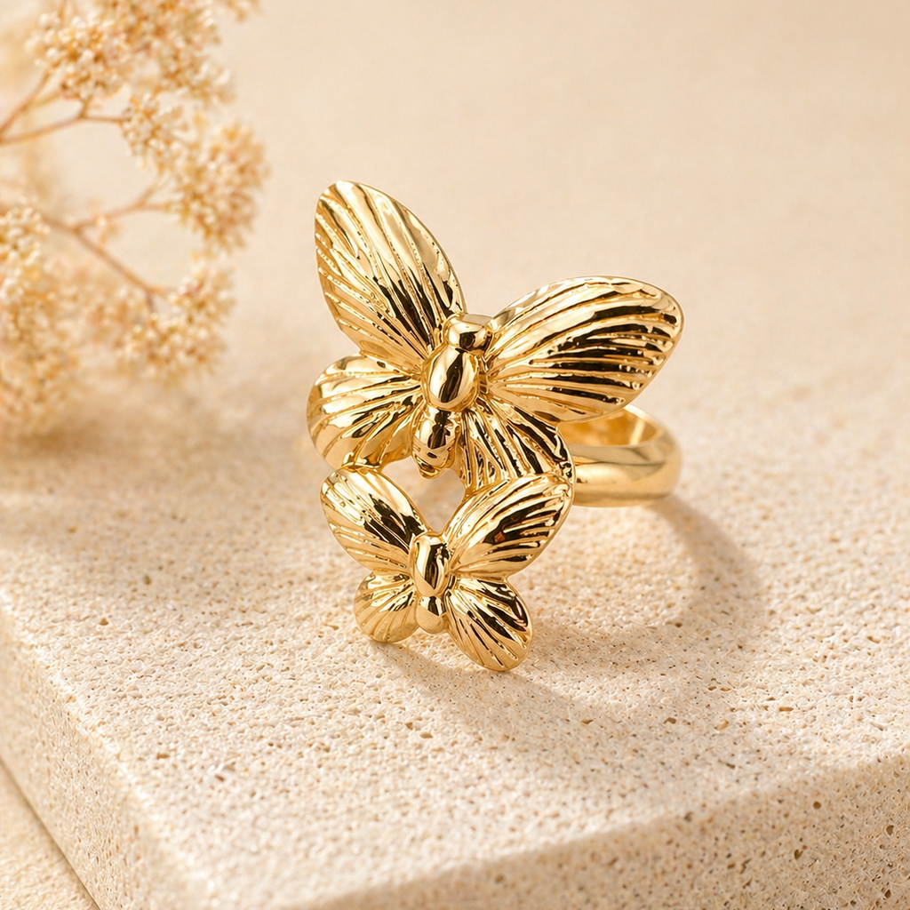 Anti Tarnish adjustable rings 87