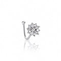Anti Tarnish CZ nose pin 24