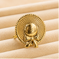 Anti Tarnish adjustable rings 80
