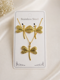 Anti Tarnish  Combo Set with 1 pair of Earring and Necklace