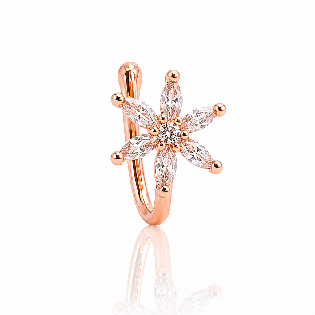 Anti Tarnish CZ nose pin 41